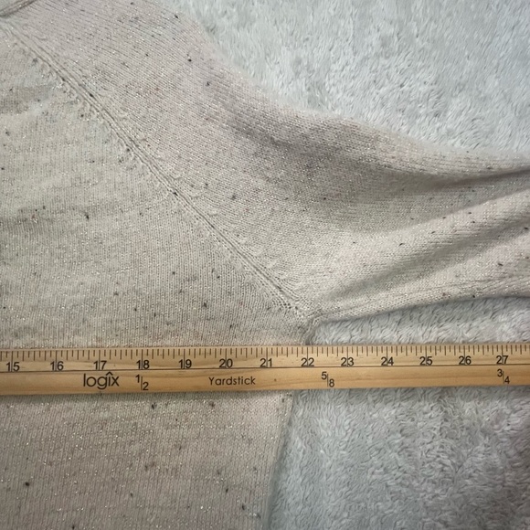 Cavalini Women's Button Cardigan Sweater xs Pockets Metallic Thread Shimmer - Picture 15 of 16